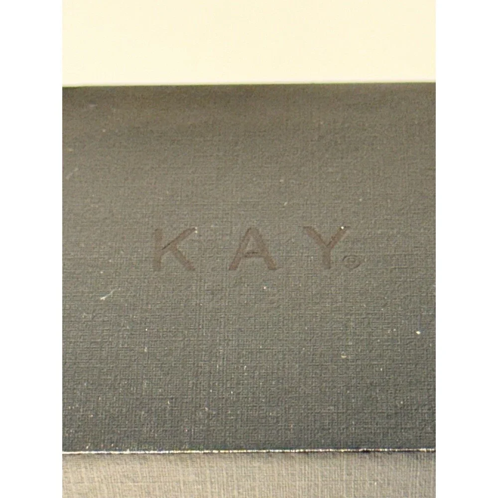 KAY Jewelers Empty Black Pre-Owned RING Presentation Box